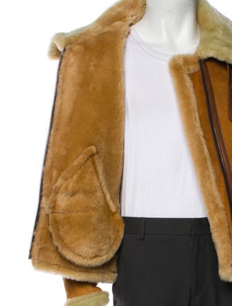 Represent Shearling Bomber Jacket