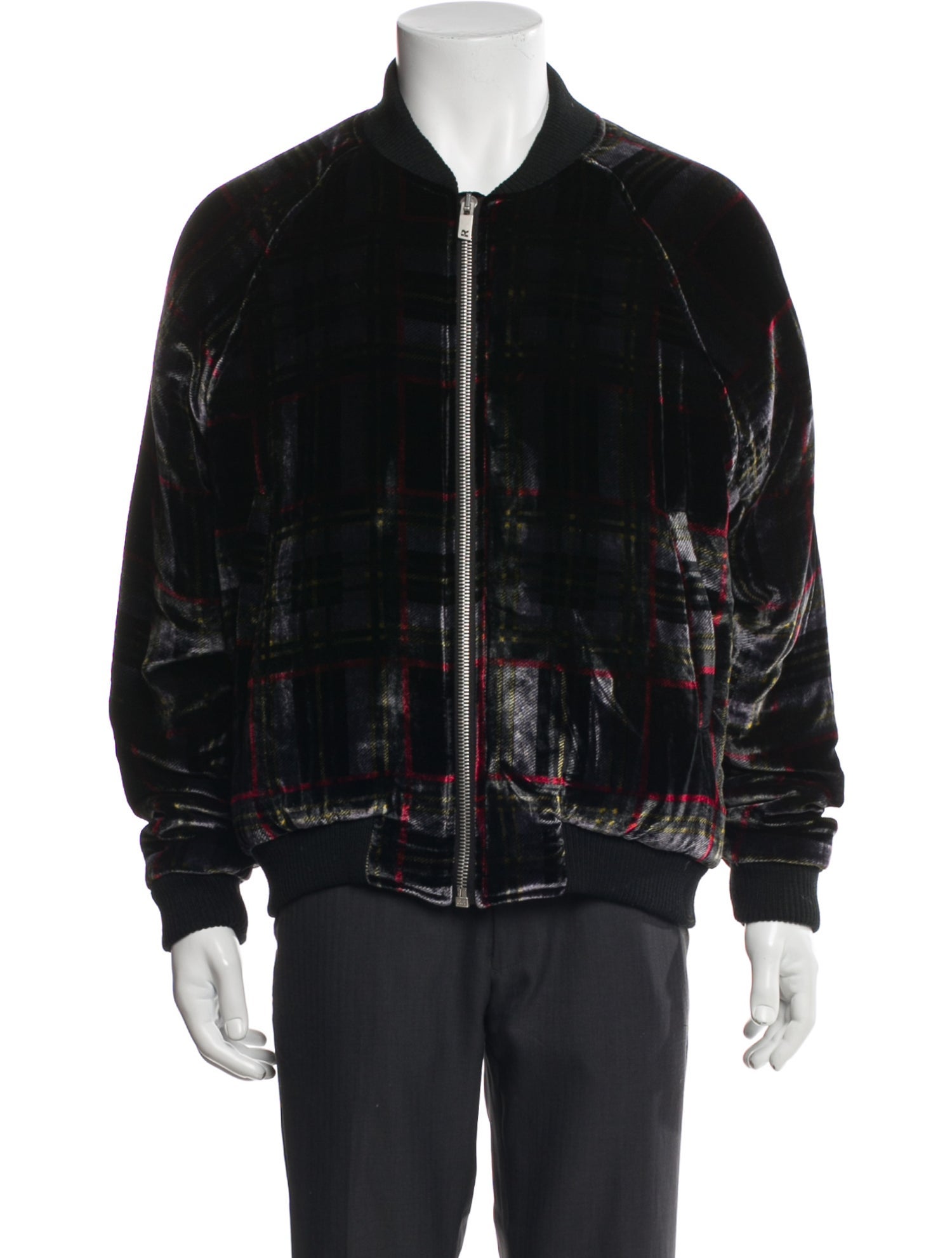 Represent Plaid Print Bomber Jacket w/ Tags