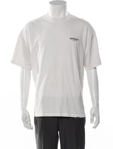 Pre-owned Represent Graphic Print Crew Neck T-shirt In White