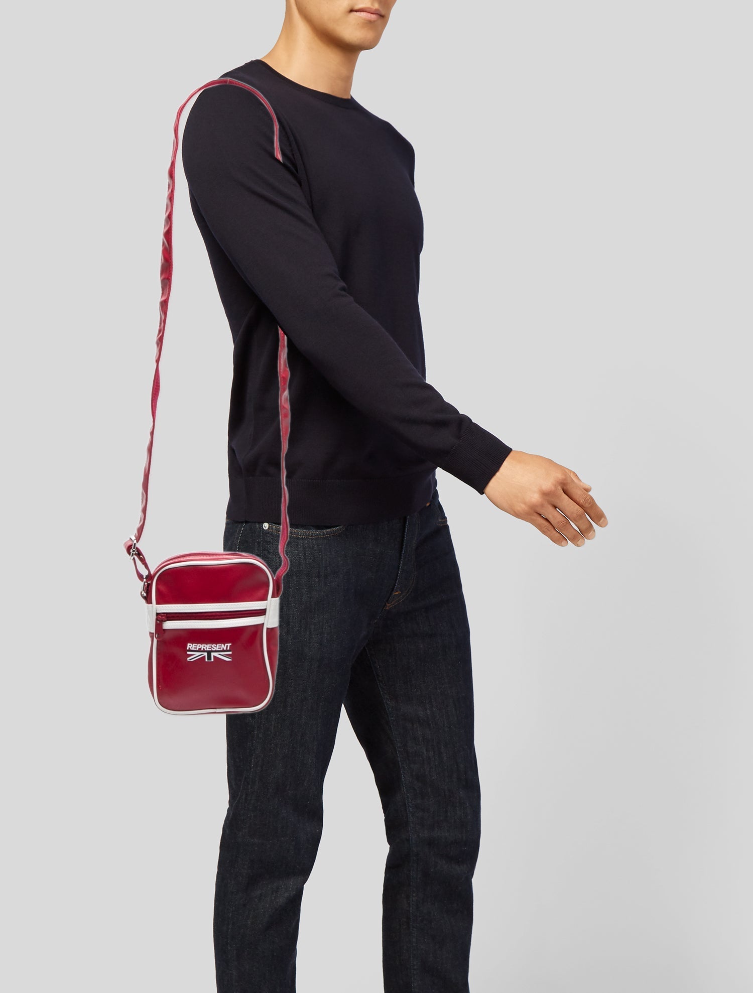 Represent Leather Crossbody Bag