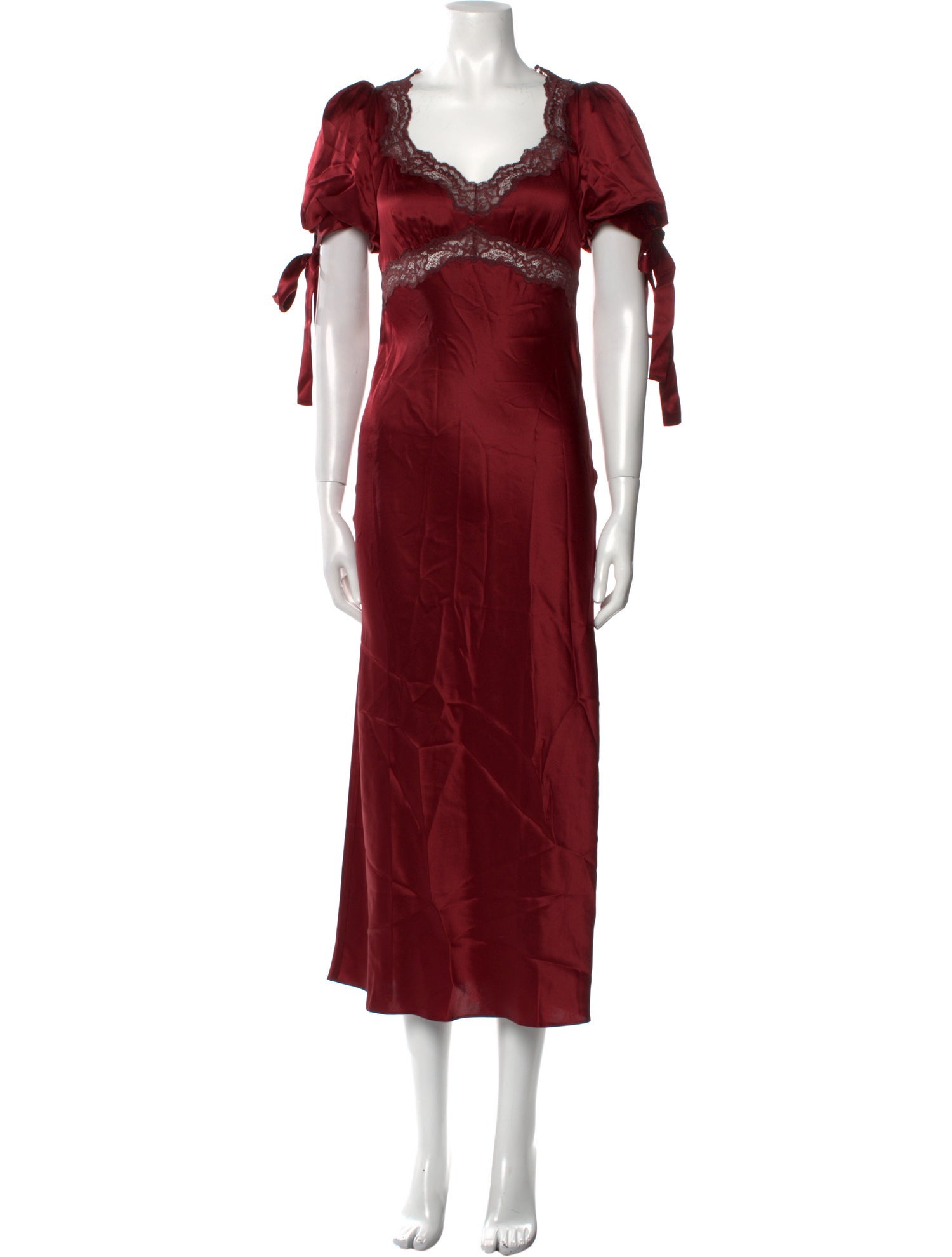 Reformation x Kacey Musgraves Silk Long Dress - Red Dresses, Clothing -  WRESJ20008 | The RealReal