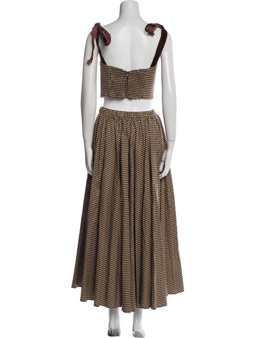 Reformation x Kacey Musgraves Plaid Print Skirt Set