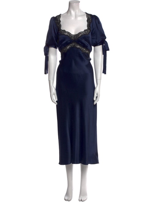 Reformation x Kacey Musgraves Silk Long Dress