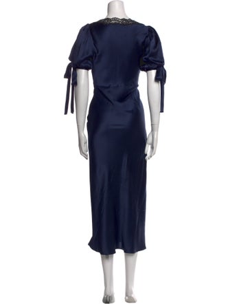 Reformation x Kacey Musgraves Silk Long Dress