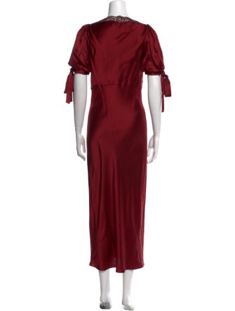 Reformation x Kacey Musgraves Silk Long Dress