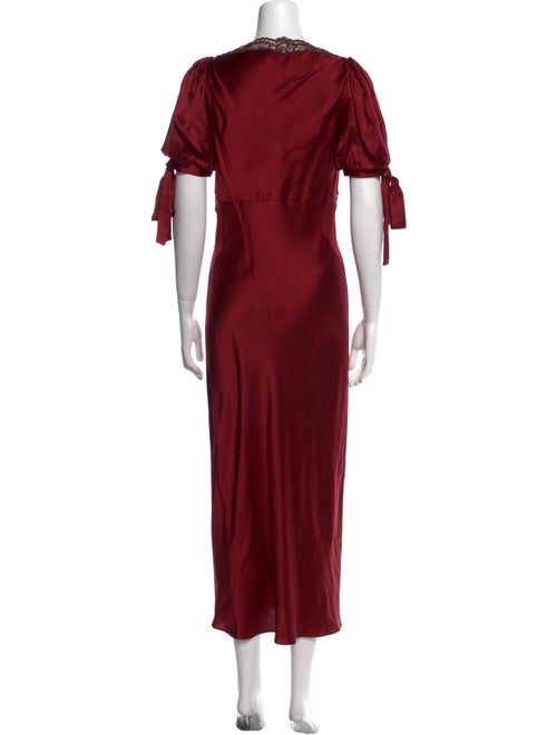 Reformation x Kacey Musgraves Silk Long Dress