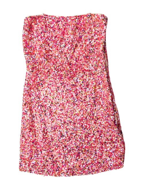 Retrofête Floral Print Mini Dress Pink