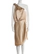 Retrofête One-Shoulder Midi Length Dress