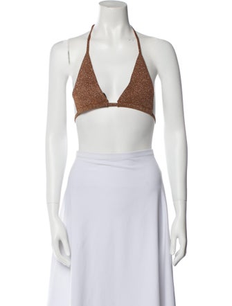 Retrofête Halterneck Sleeveless Crop Top