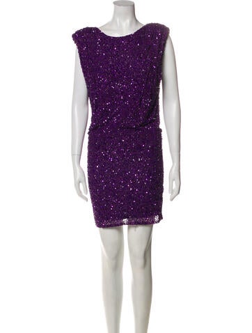 Retrofête Dresses Bateau Neckline Mini Dress XS