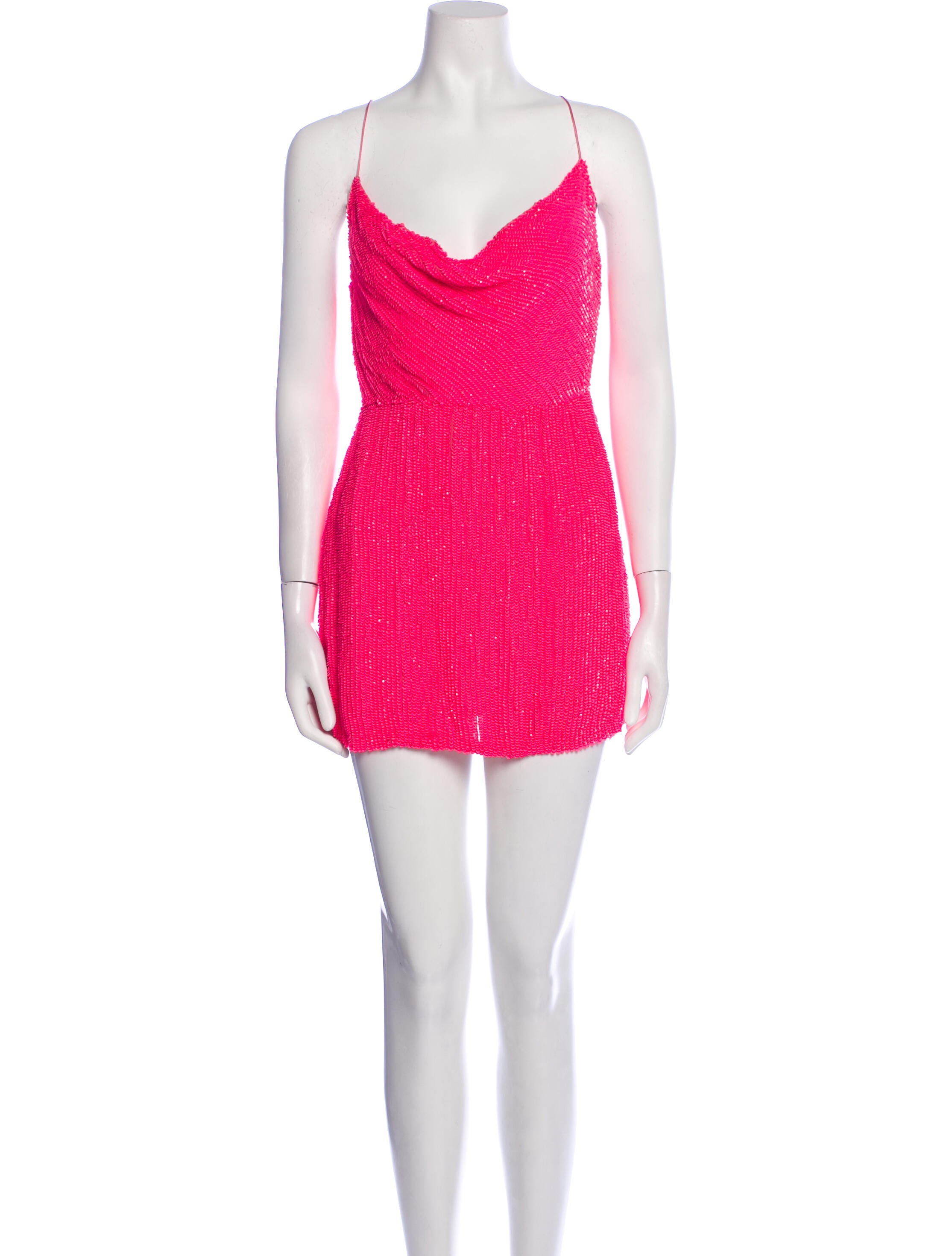 Retrofte Cowl Neck Mini Dress - Pink Dresses, Clothing - WRETO32088 | The RealReal Retrofte Cowl Neck Mini Dress - Pink Dresses, Clothing - WRETO32088 | The RealReal