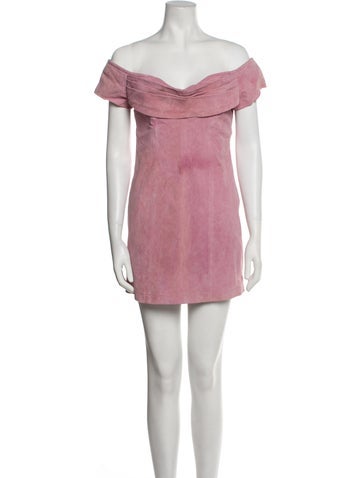 Retrofête Dresses Leather Mini Dress M