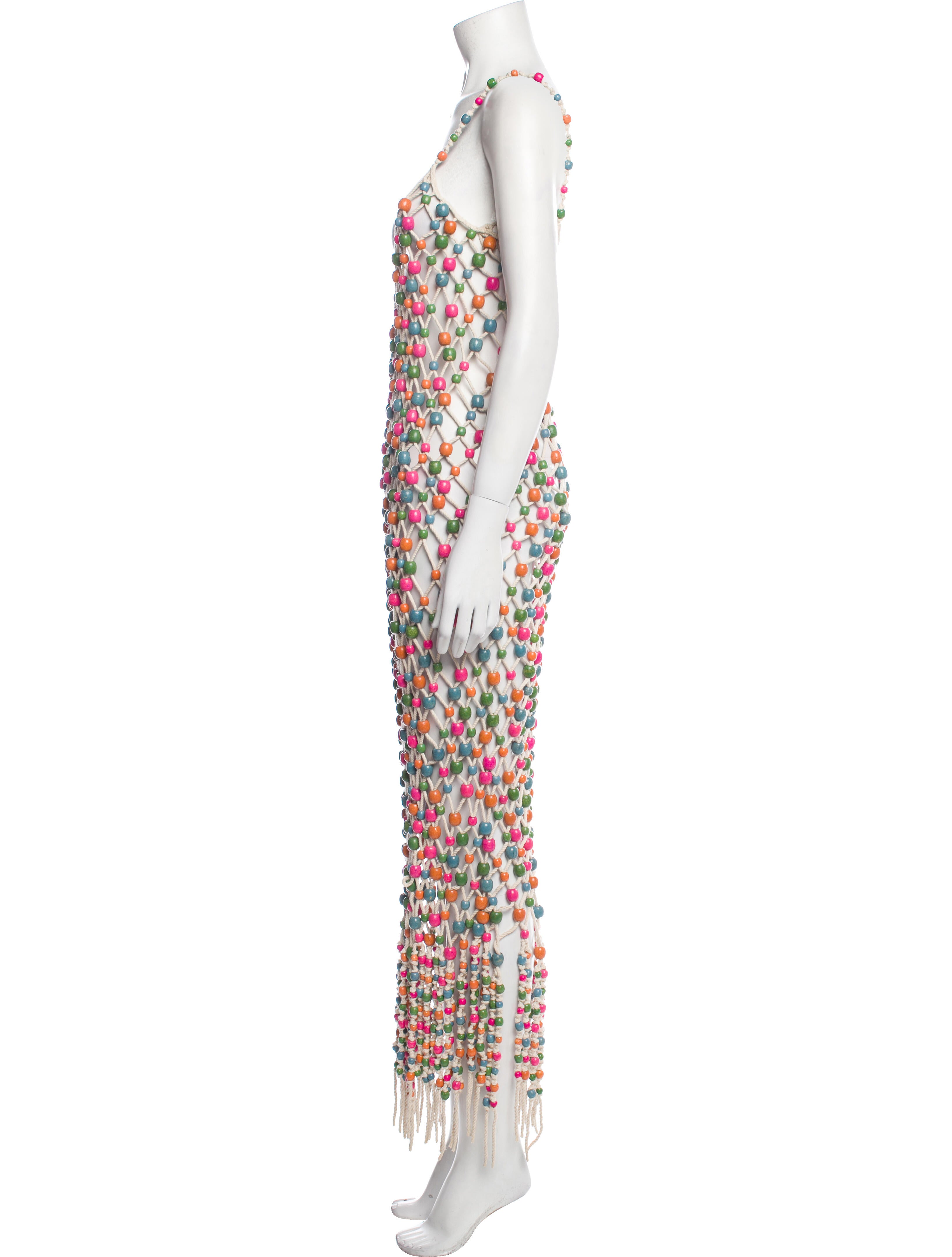 Retrofête Patterned Long Dress w/ Tags