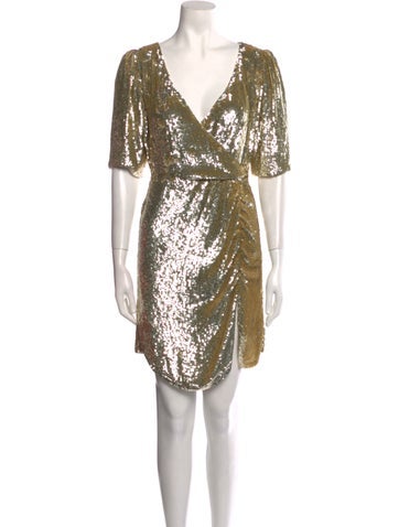 Retrofête Dresses V-Neck Mini Dress XS