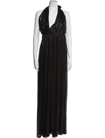 Retrofête Halterneck Long Dress