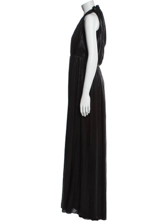 Retrofête Halterneck Long Dress
