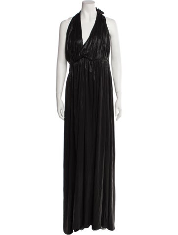 Retrofête Dresses Halterneck Long Dress L