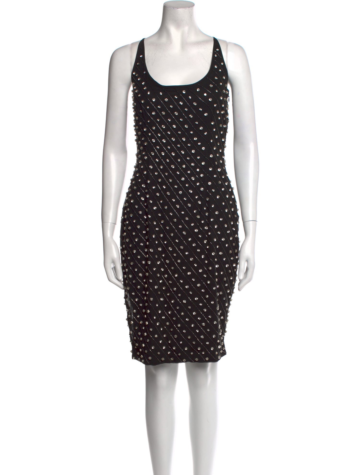 Retrofête Printed Knee-Length Dress