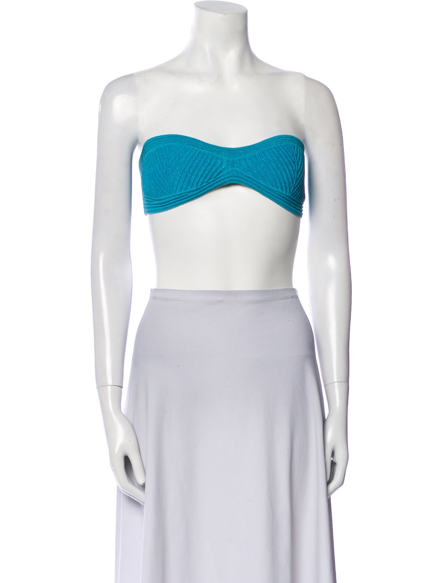 Retrofête Strapless Crop Top