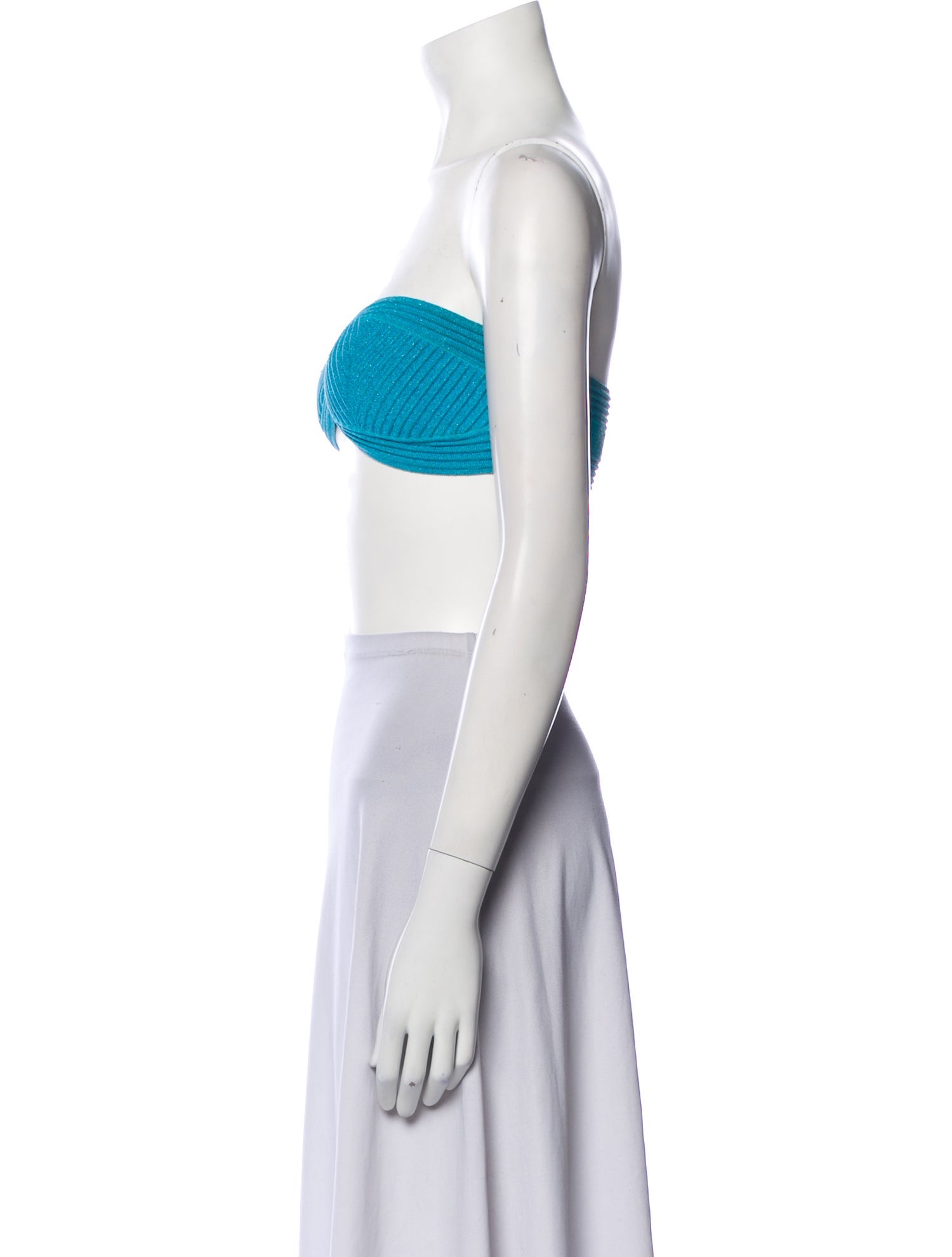 Retrofête Strapless Crop Top