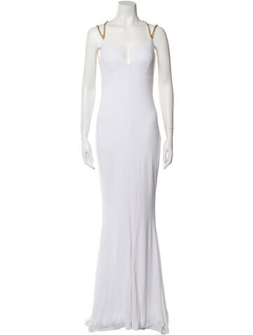 Retrofête Dresses V-Neck Long Dress M