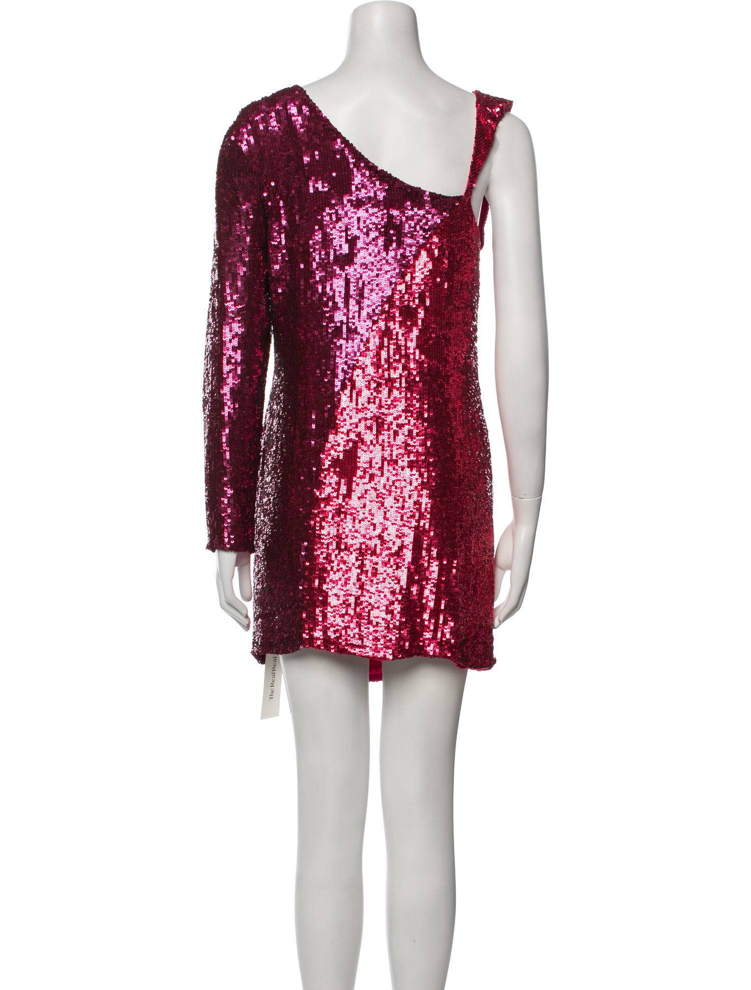 Retrofête Plunge Neckline Mini Dress