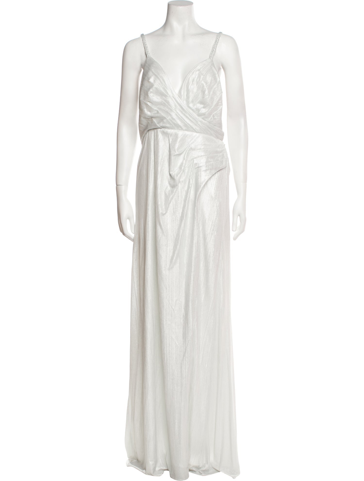 Retrofête Plunge Neckline Long Dress w/ Tags