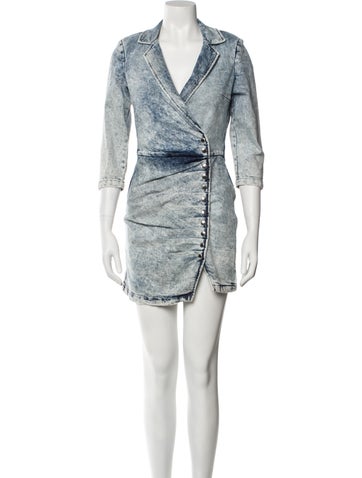 Retrofête Dresses Tie-Dye Print Mini Dress S