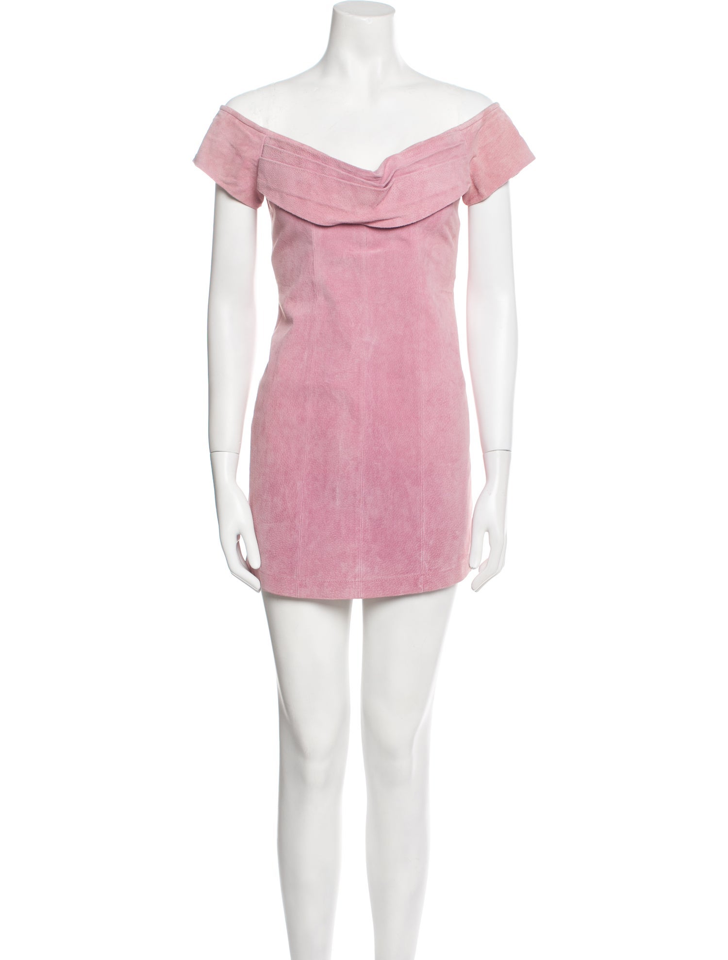 Retrofête Leather Mini Dress