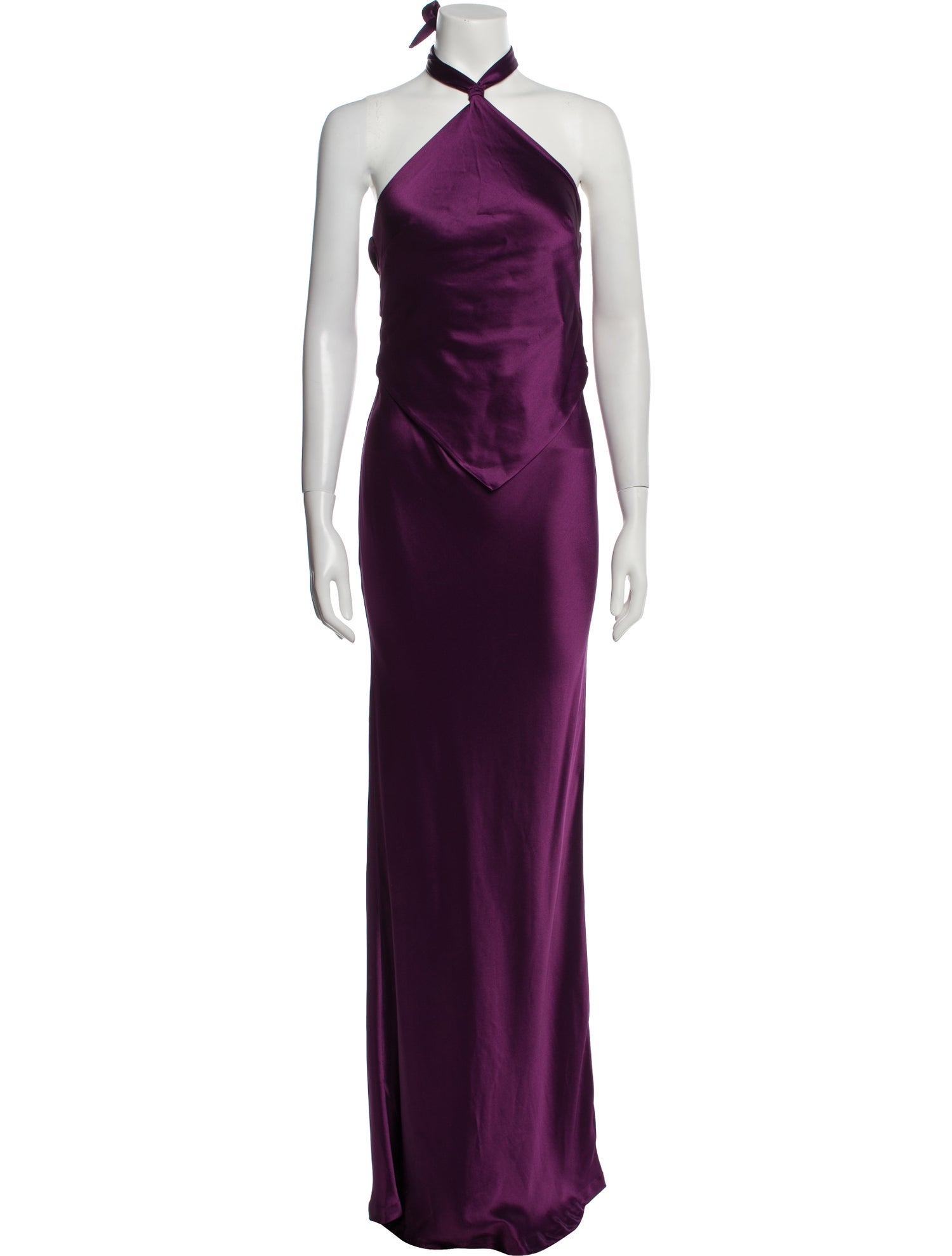 Retrofête Halterneck Midi Length Dress