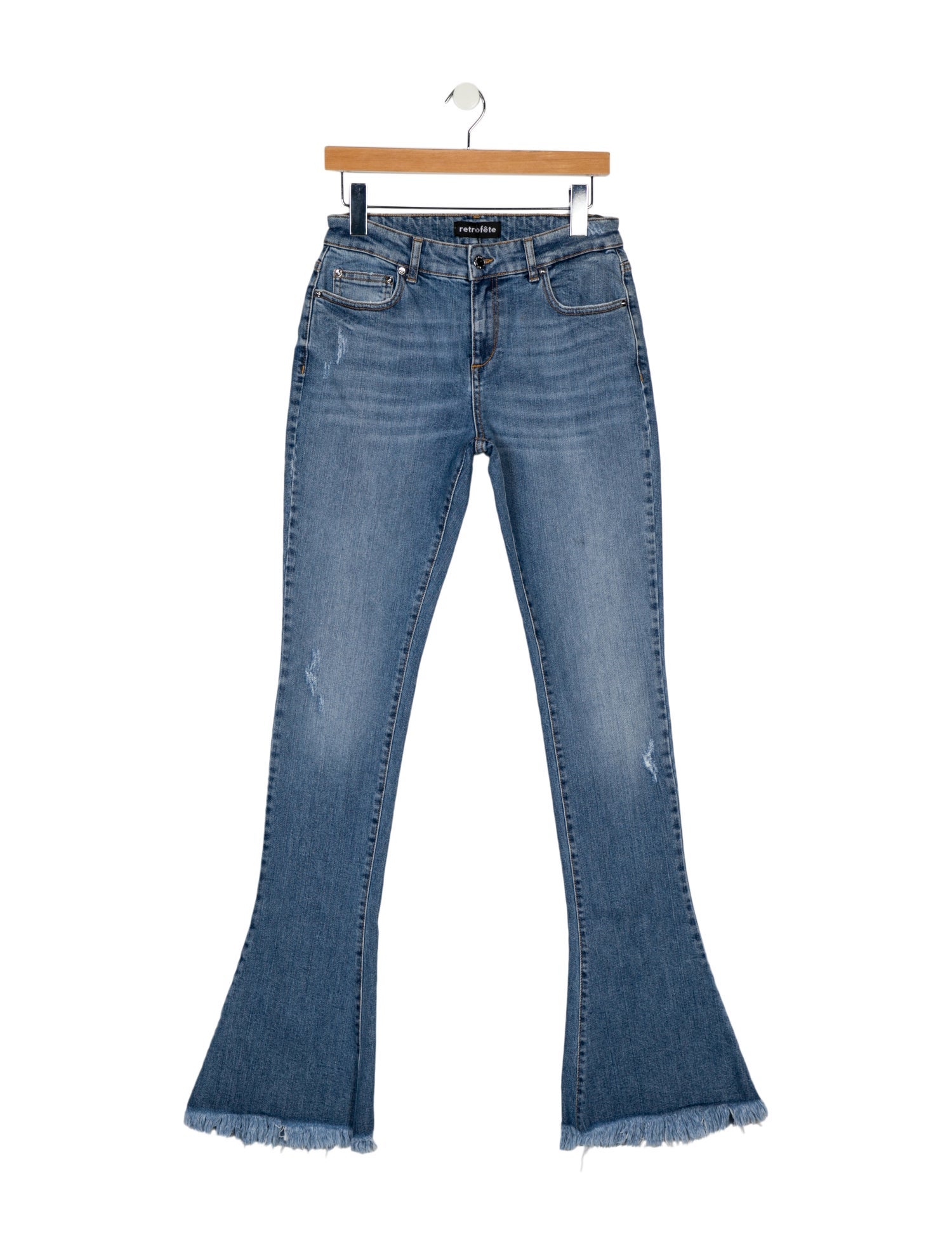 Retrofête Mid-Rise Wide Leg Jeans