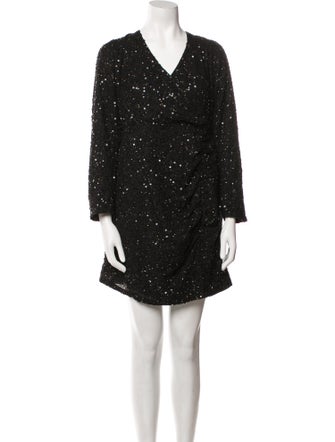 Retrofête V-Neck Mini Dress