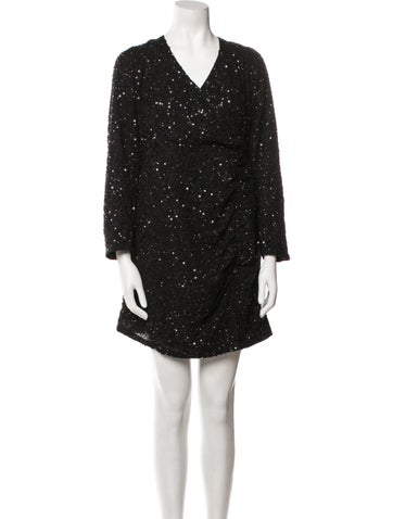 Retrofête Dresses V-Neck Mini Dress M