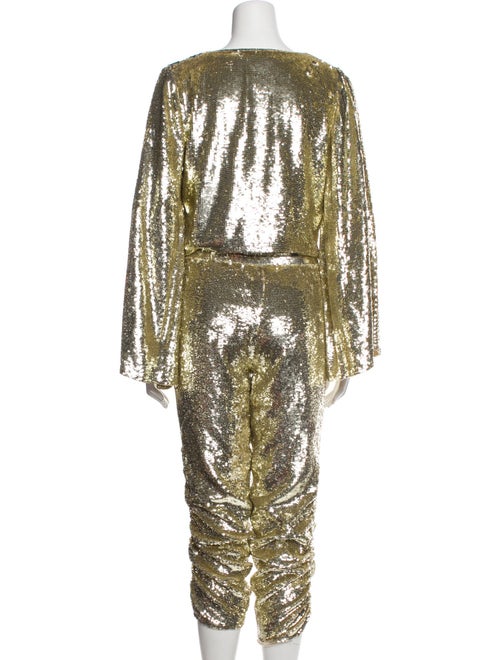 Retrofête Sequin Embellishments Pant Set