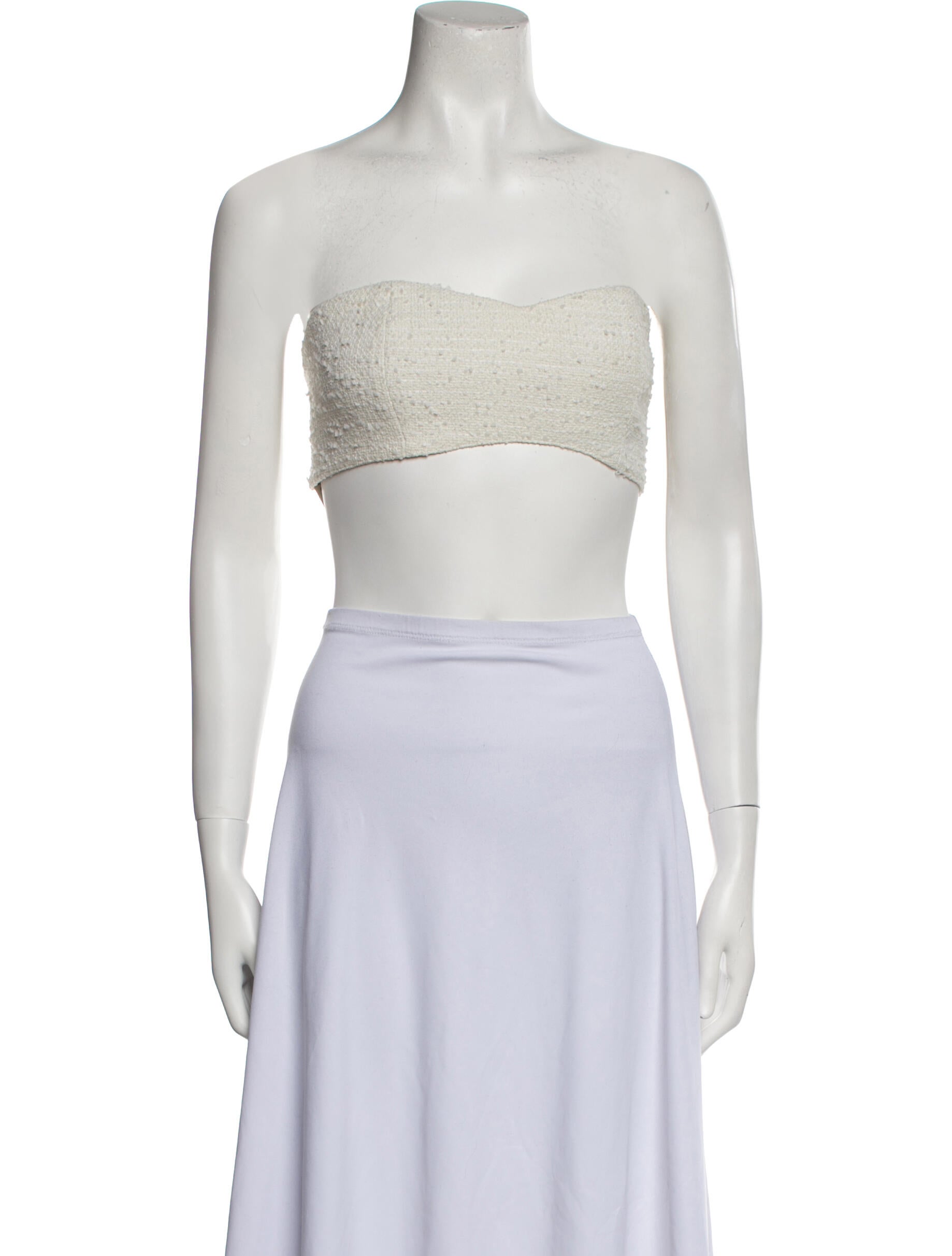 Retrofête Strapless Crop Top