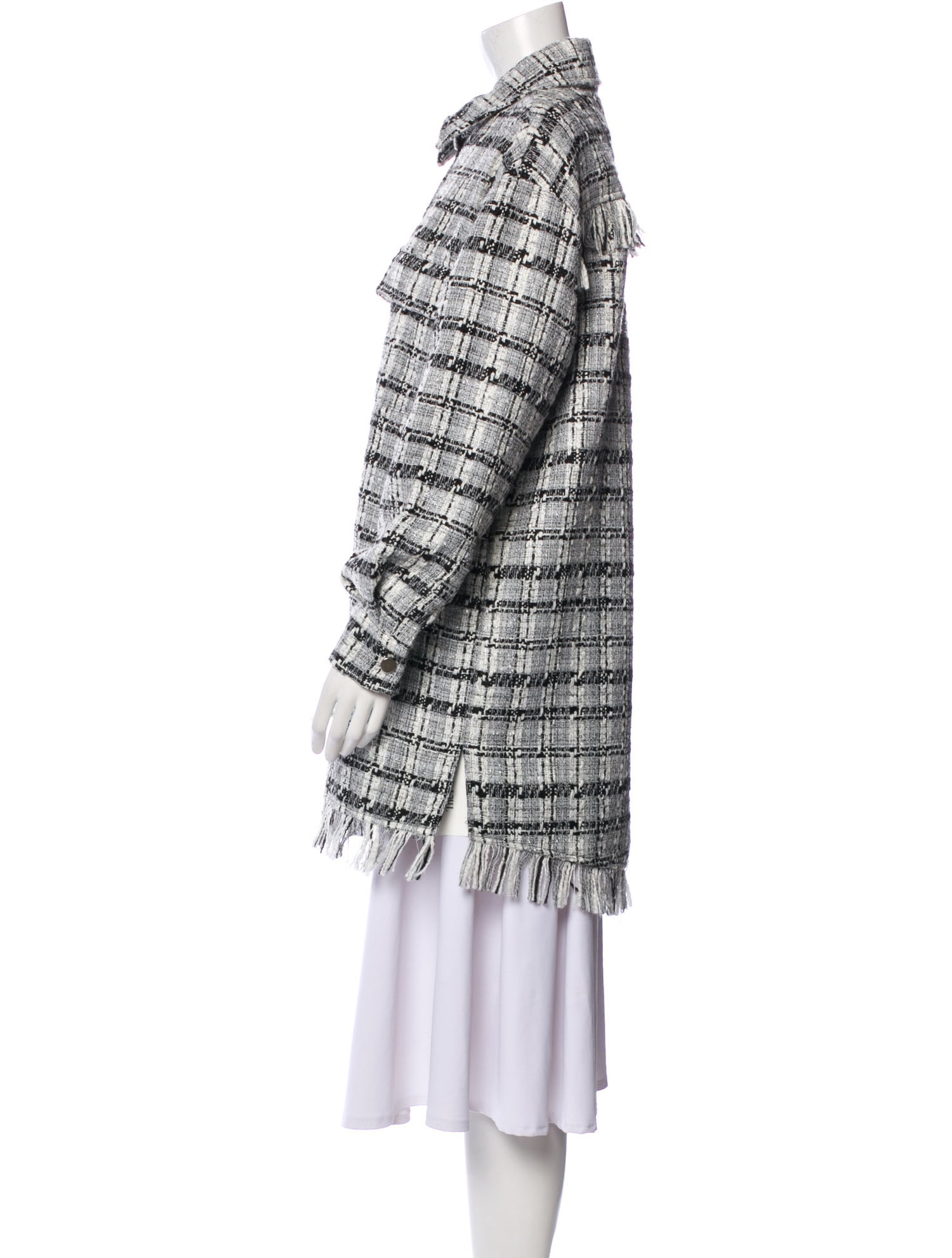 Retrofête Tweed Pattern Coat