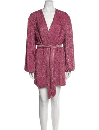 Retrofête V-Neck Mini Dress