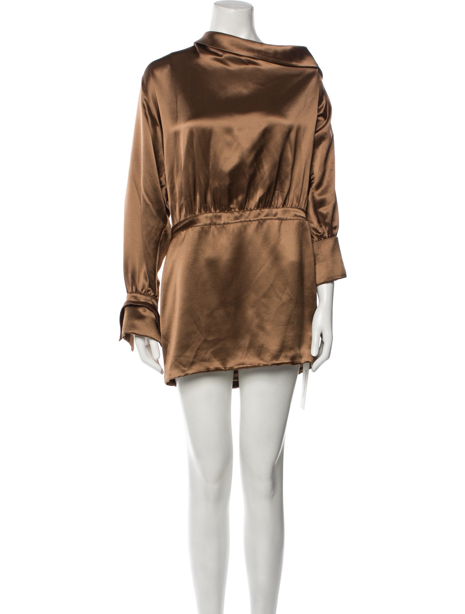 Retrofête Cowl Neck Mini Dress