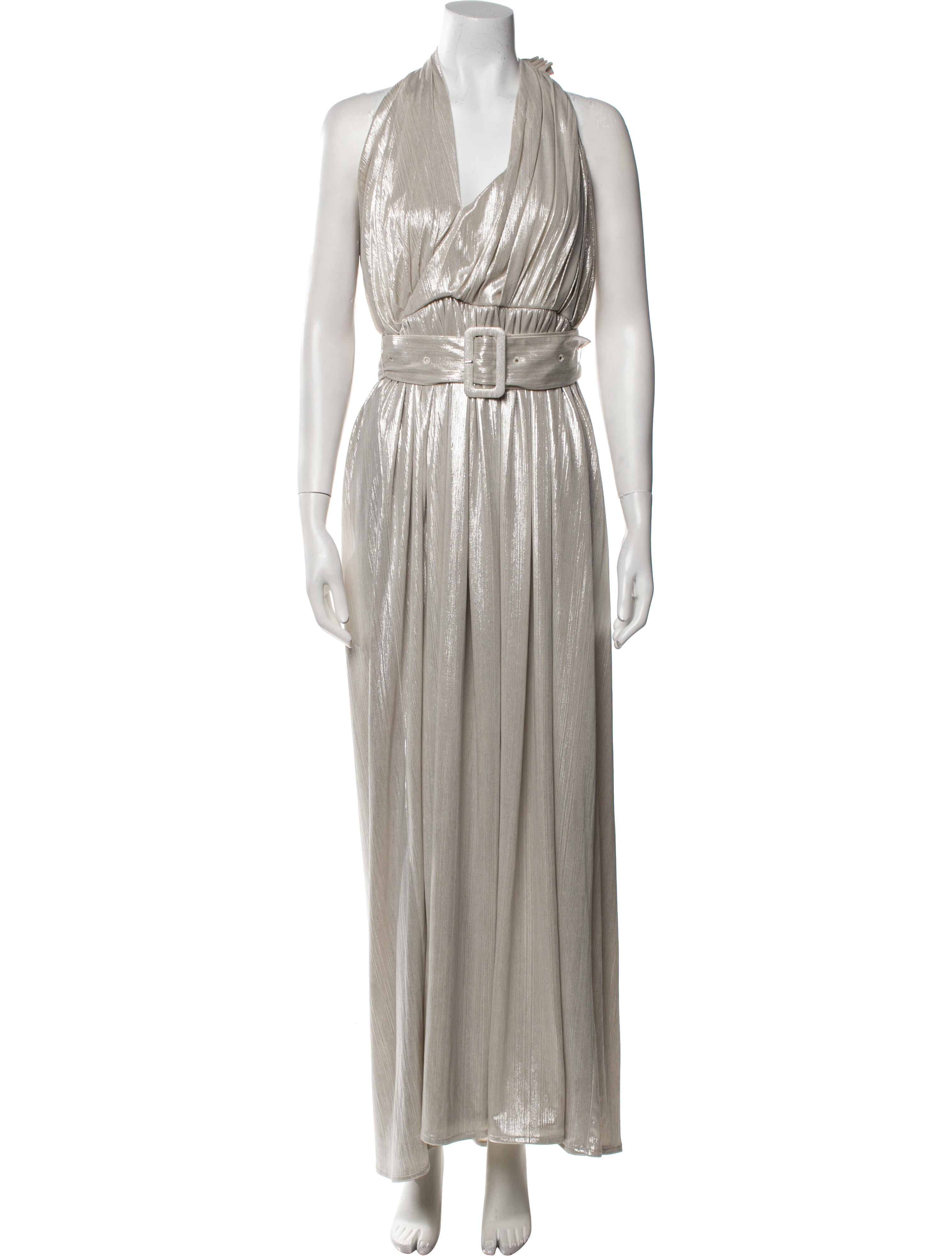 Retrofête V-Neck Long Dress