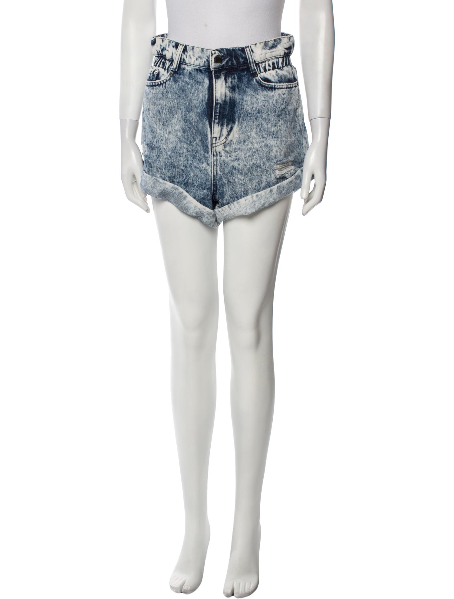 Retrofête Printed Mini Shorts