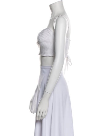 Retrofête Strapless Crop Top