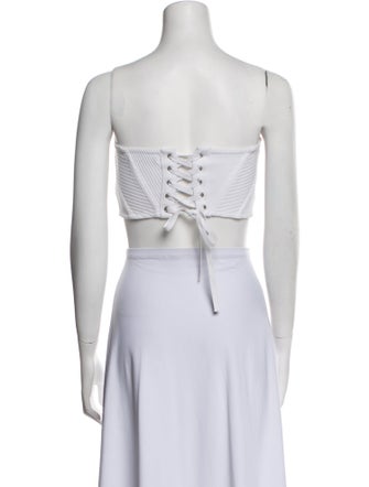 Retrofête Strapless Crop Top