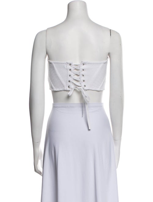 Retrofête Strapless Crop Top