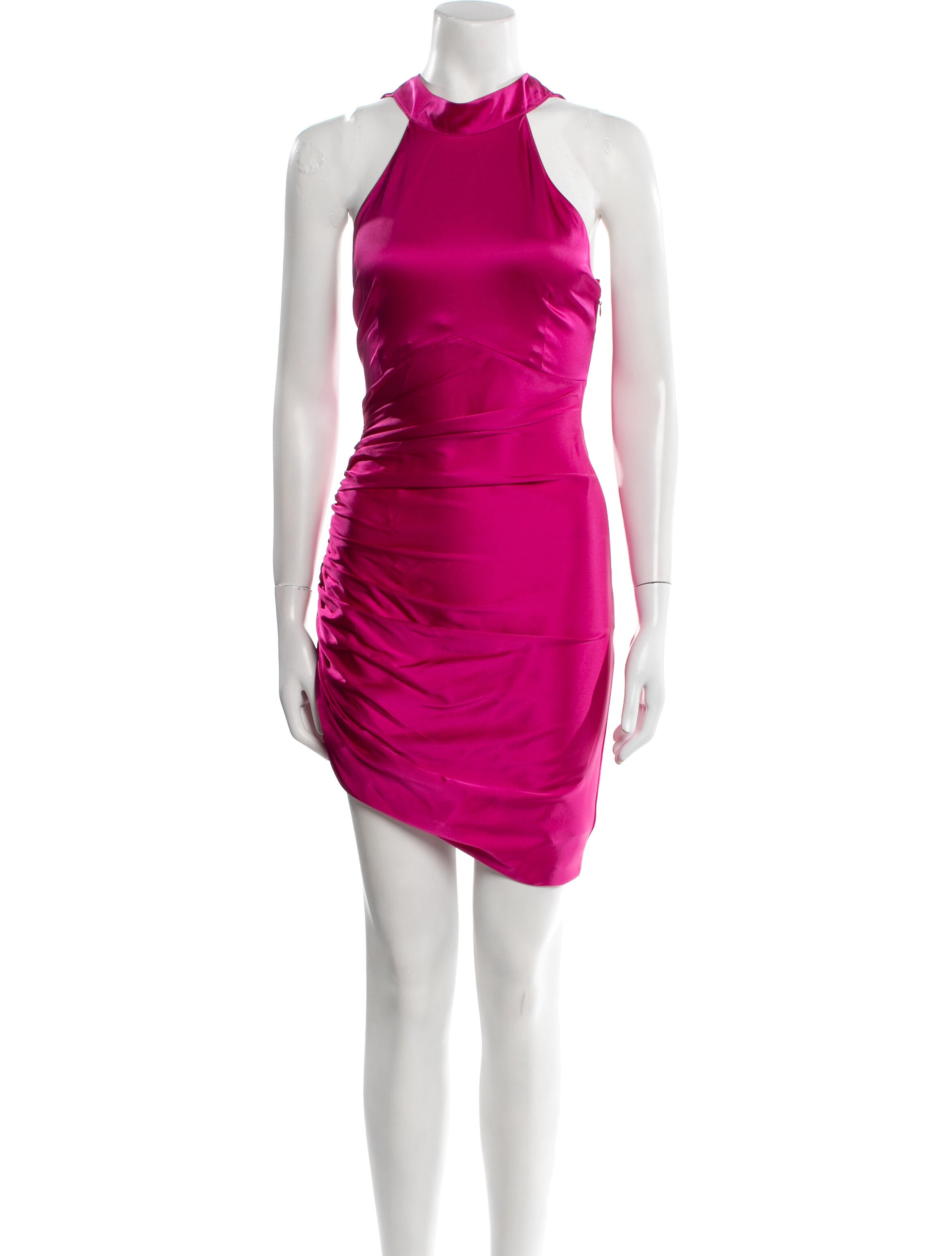 Retrofête Silk Knee-Length Dress