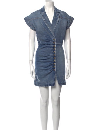 Retrofête V-Neck Mini Dress