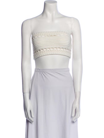 Retrofête Strapless Crop Top