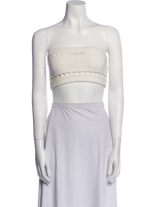 Retrofête Strapless Crop Top