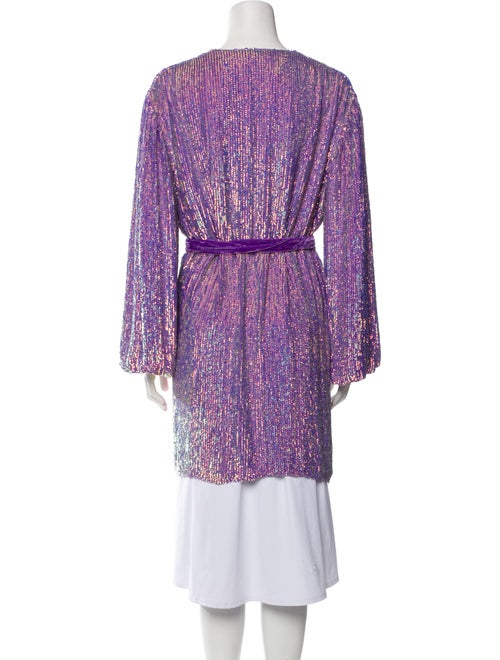 Retrofête Sequin Tweed Pattern Evening Jacket