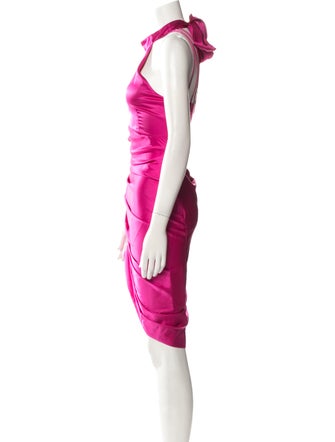 Retrofête Silk Midi Length Dress