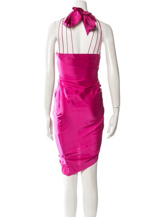 Retrofête Silk Midi Length Dress